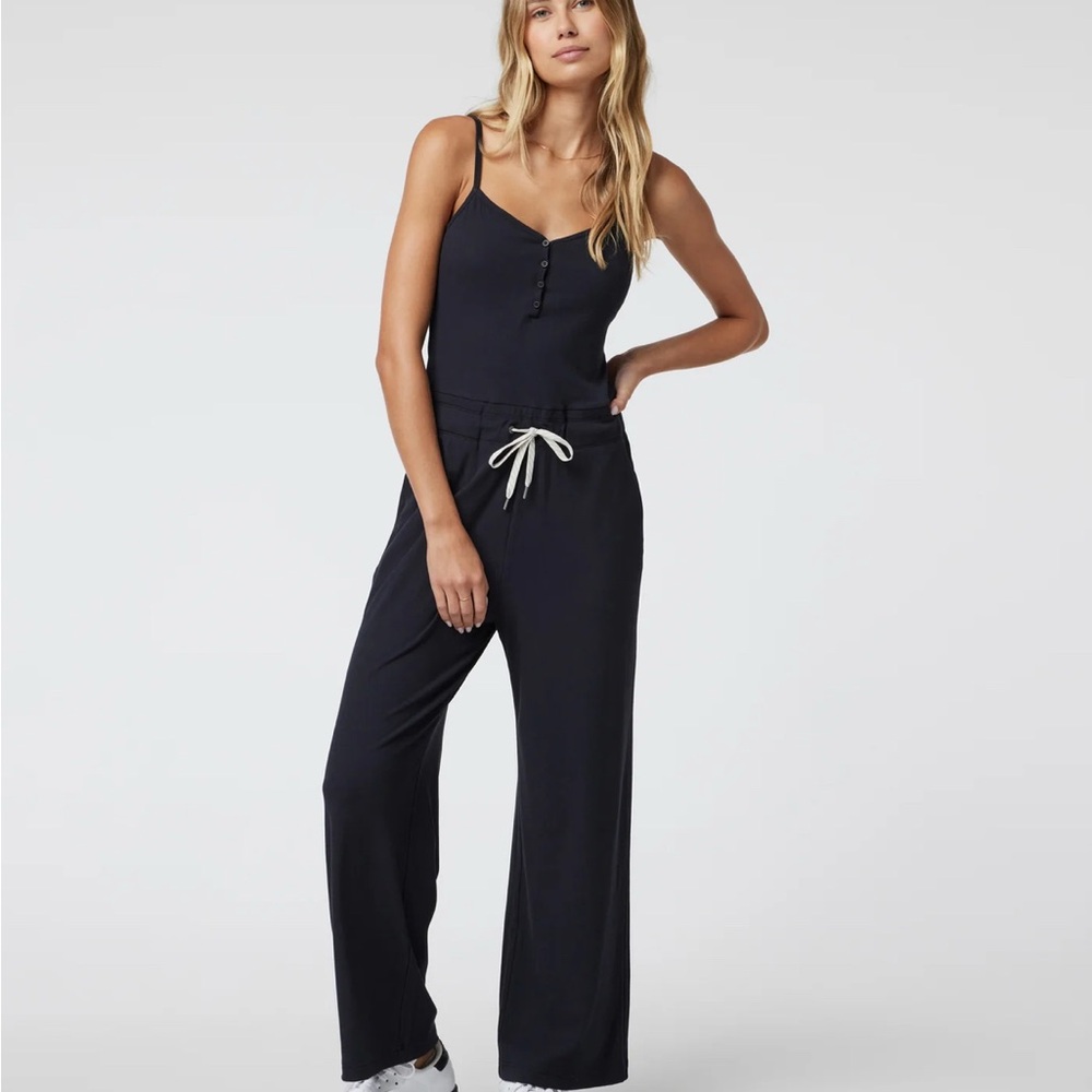 Vuori Posey Henley Jumpsuit